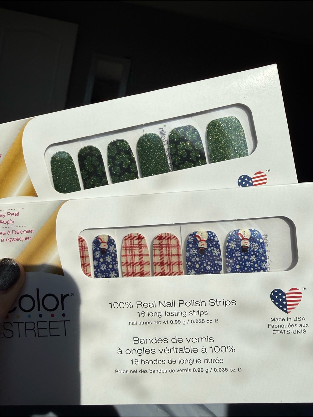 Color Street Shamrockin & Rollin & Snowman’s Land